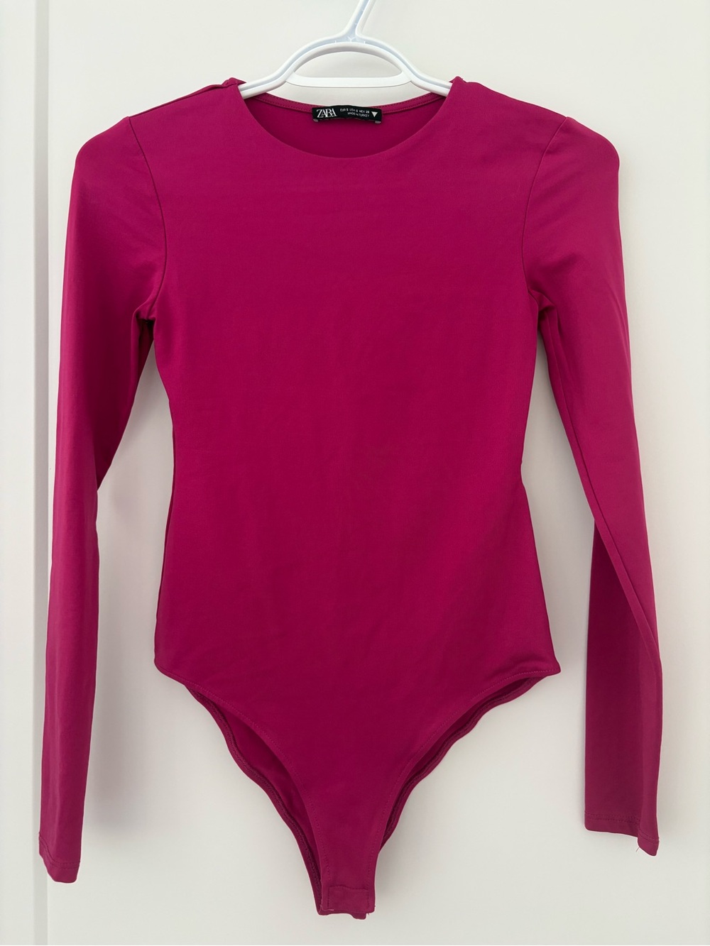 Zara Kids Fuchsia Long-Sleeve Bodysuit